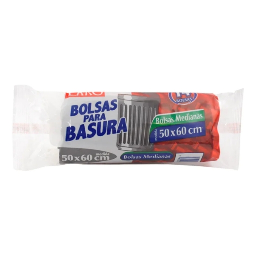 Bolsa en Rollo para Basura 14Pz LARO